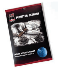 Monster Scenery : SNOWY ROADS & RIVERS